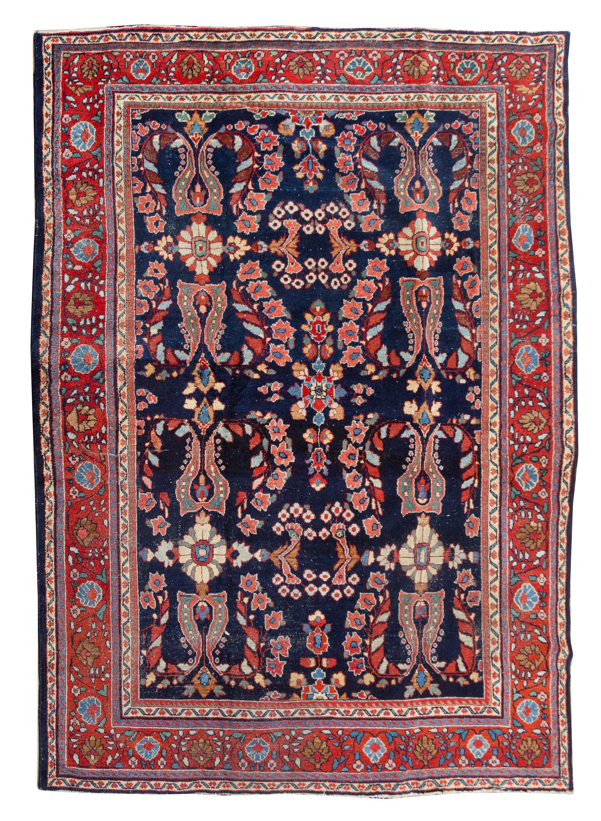 A Mahal Wool Rug