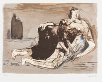 Henry Moore, (English, 1898-1986), Adam and Eve, 1980