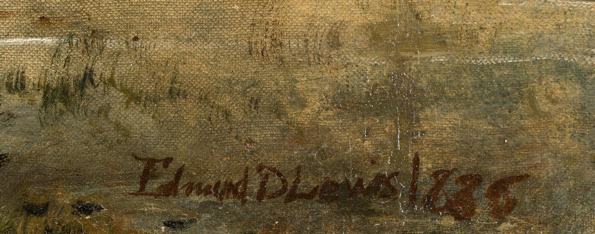 Landscape with Cottages and Sailboat, 1886