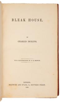 DICKENS, Charles (1812-1870). Bleak House. London: Bradbury & Evans, 1853.