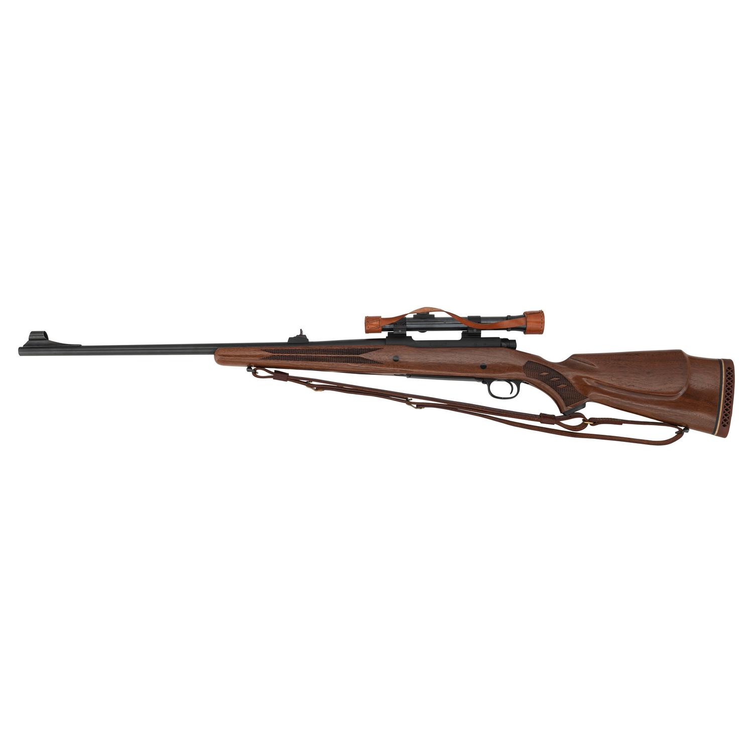 ** Winchester Model 70 with Lyman Alaskan Scope