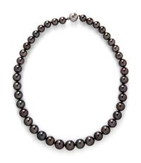 MIKIMOTO, WHITE GOLD AND CULTURED PEARL NECKLACE