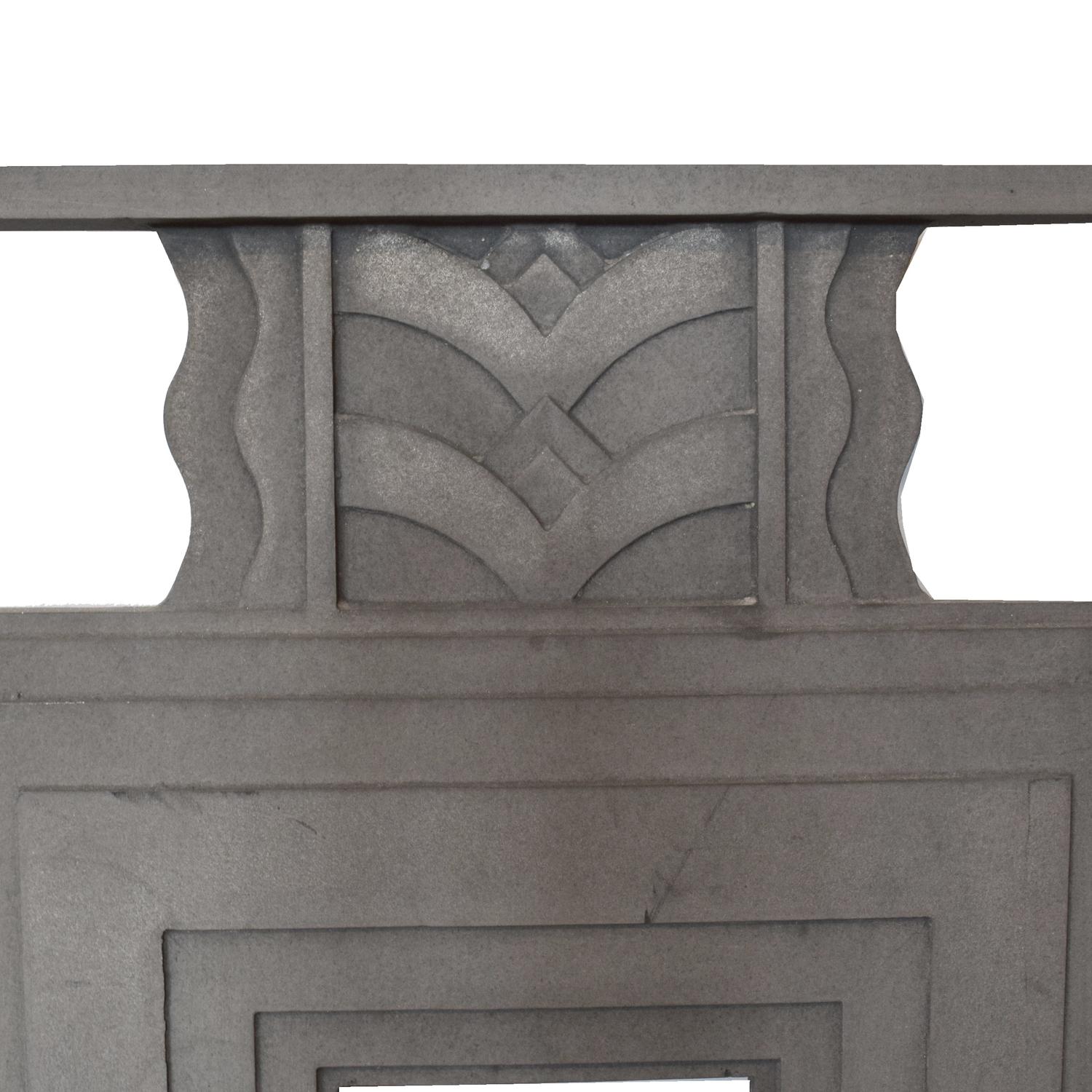 A Cast Aluminum Fragment from Chicago's Lake Shore Drive 38" W x 5.5" D x 39.5" H — United States, Circa 1937