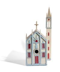 Birdhouse Church (White)