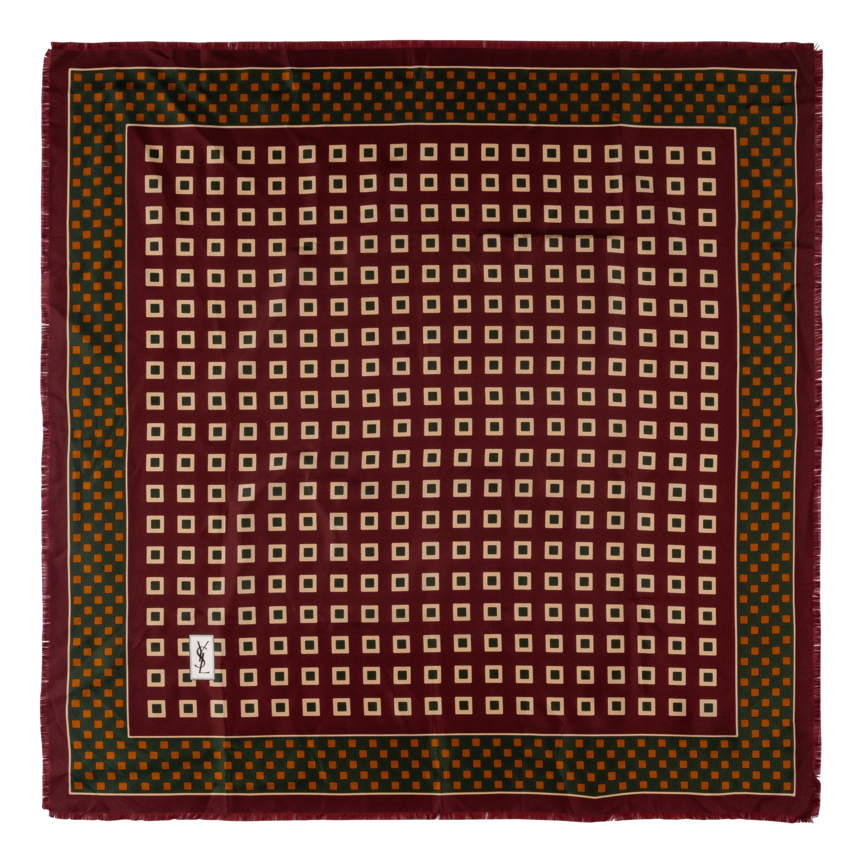 Five Designer Scarves: One Chanel and Four Yves Saint Laurent