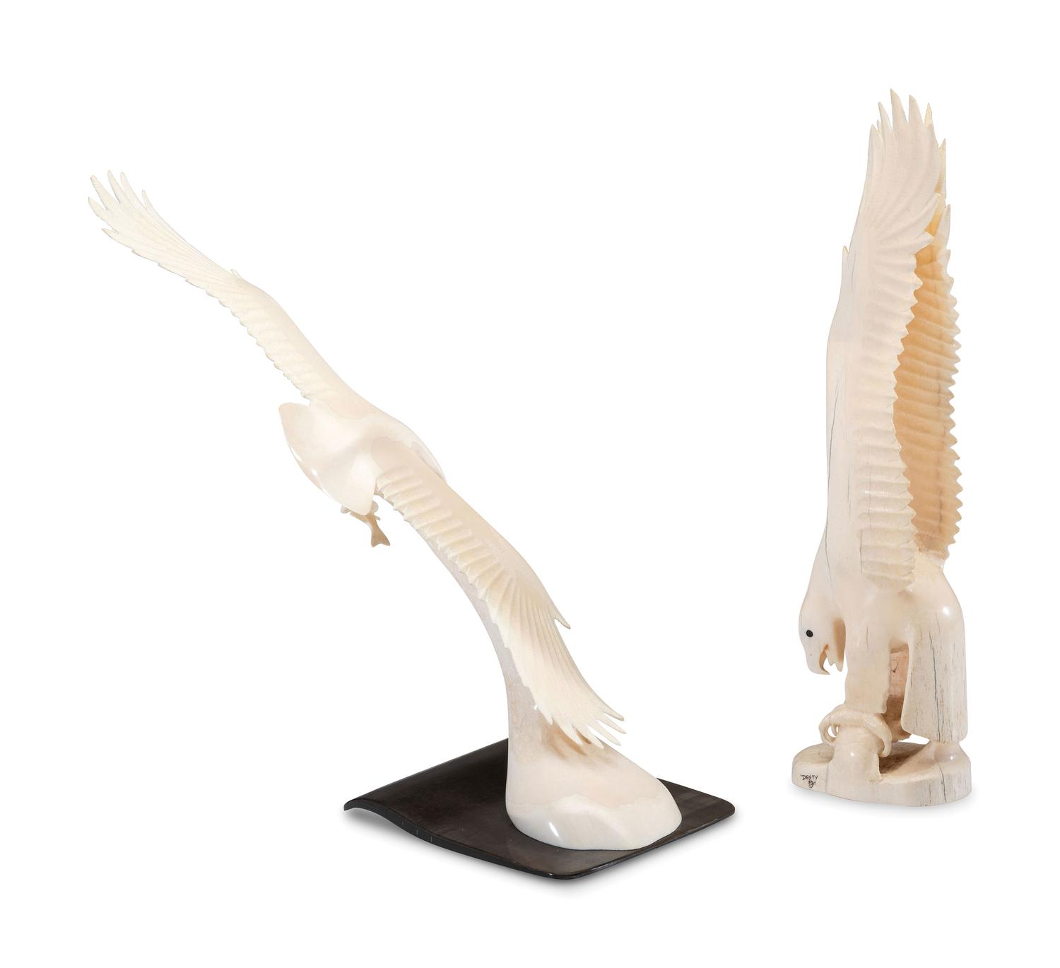 Walrus Ivory Sculptures