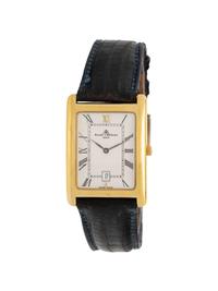 BAUME & MERCIER, YELLOW GOLD DATE WATCH