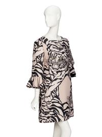 VALENTINO, PRINTED TIGER DRESS