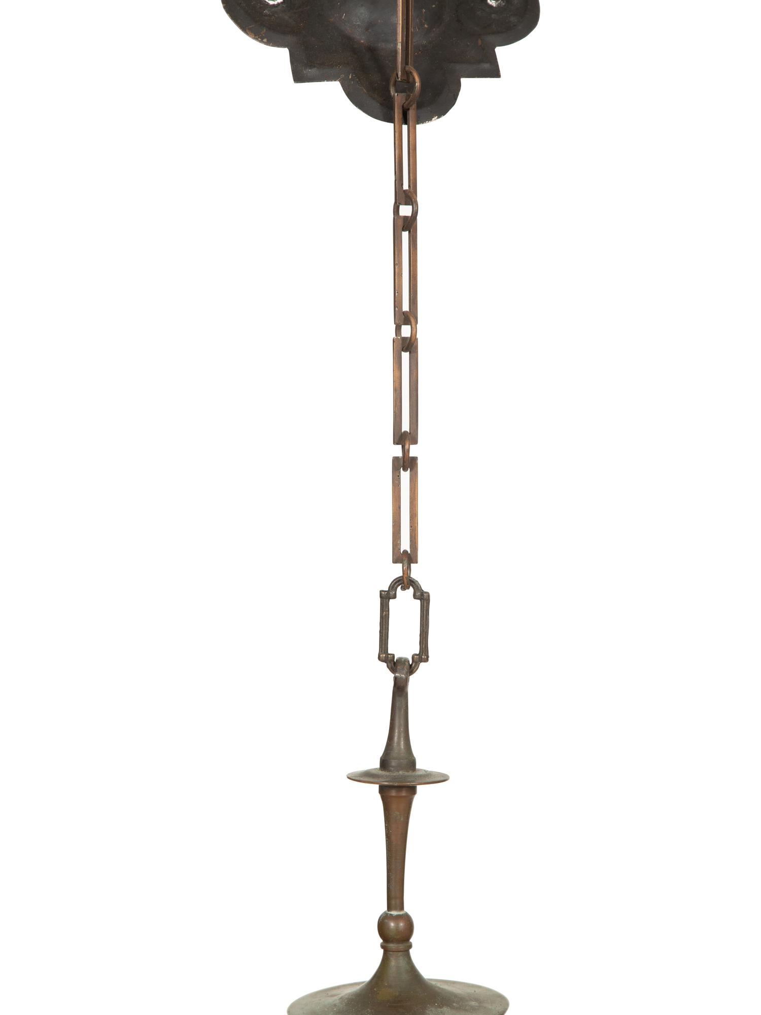 A Pair of Bronze "Montgolfière" Bird Cage Lanterns