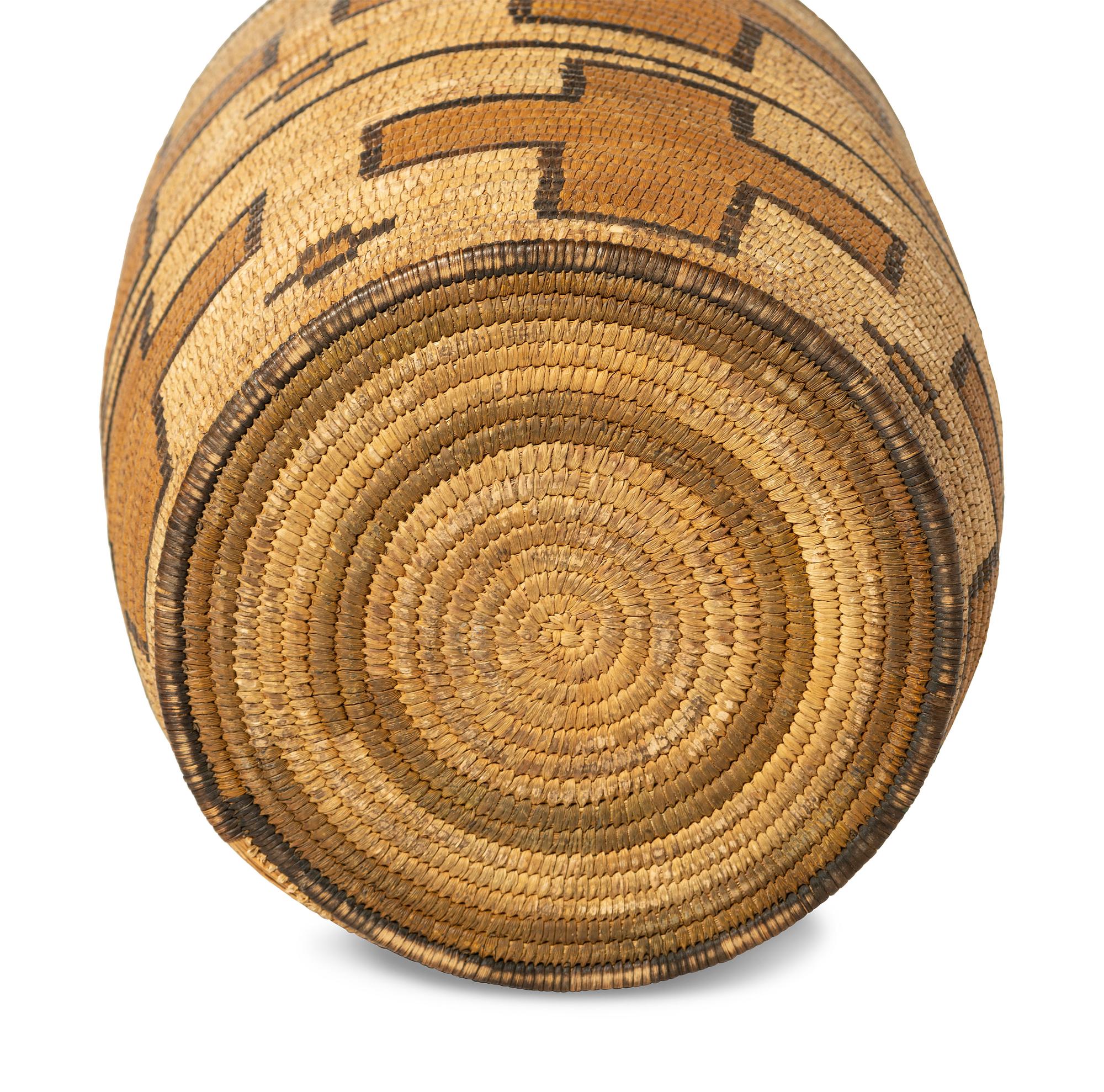 Tohono O'odham Polychrome Basket