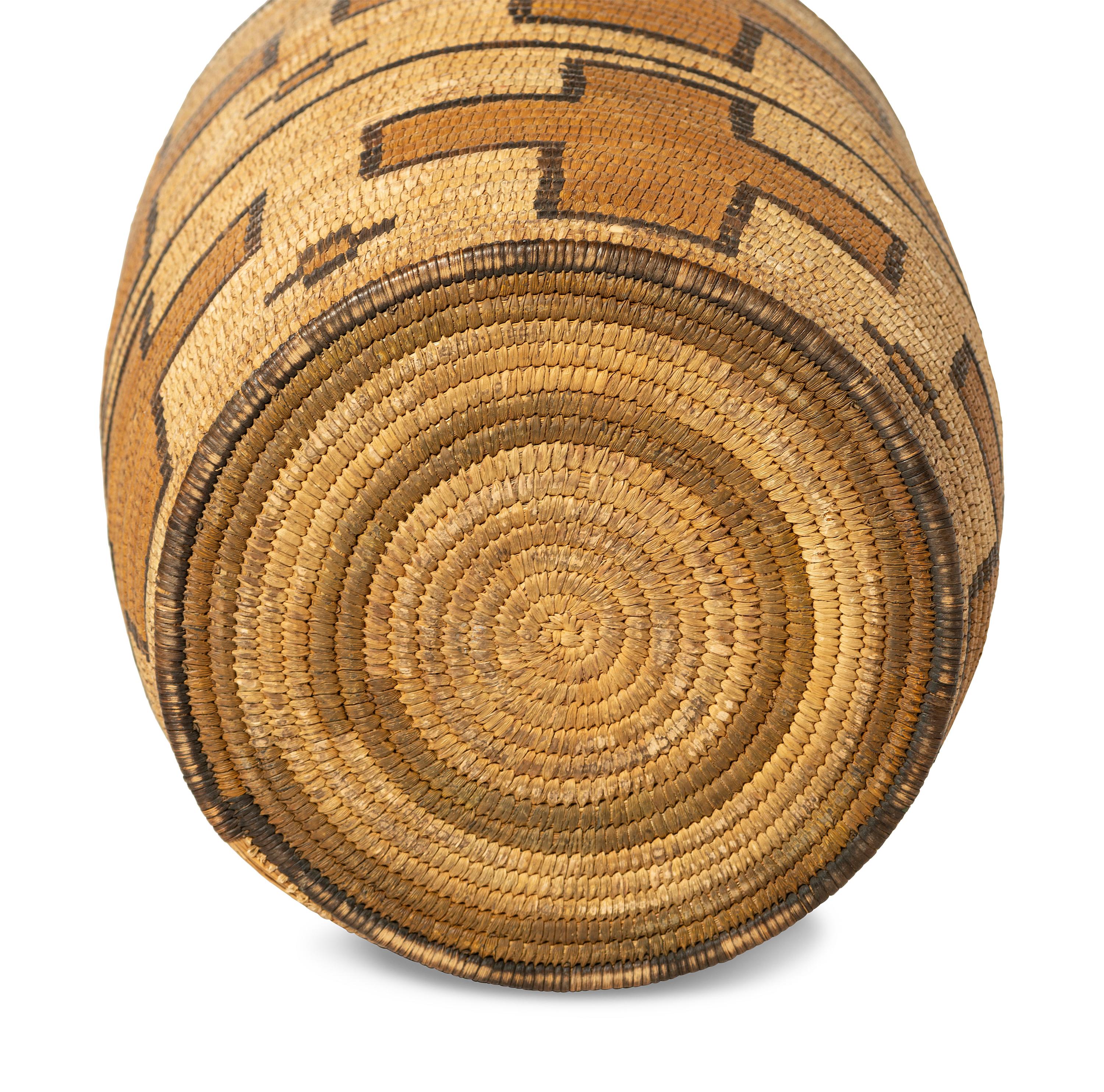 Tohono O'odham Polychrome Basket