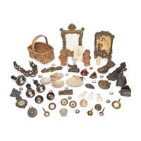 An Assorted Collection of Victorian Sentimental and Souvenir Items