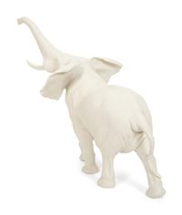 A Cybis Bisque Porcelain Elephant