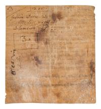 A MEDIEVAL PRE-NUP Notarial Document: A Dowry Arrangement, in Latin, manuscript on parchment [Italy, Southern Tyrol, 1208]