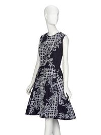 Oscar de la Renta, Lace-Embellished Cocktail Dress
