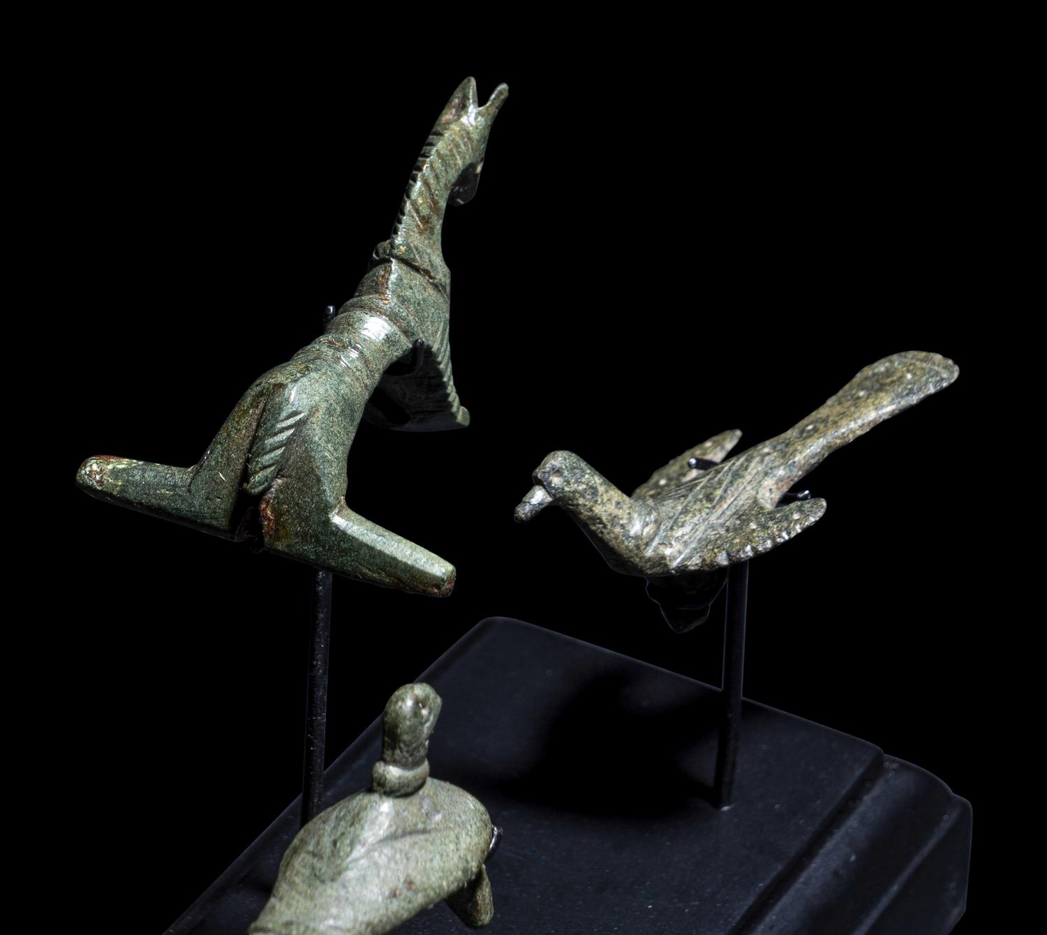 Three Roman Bronze Fibulae