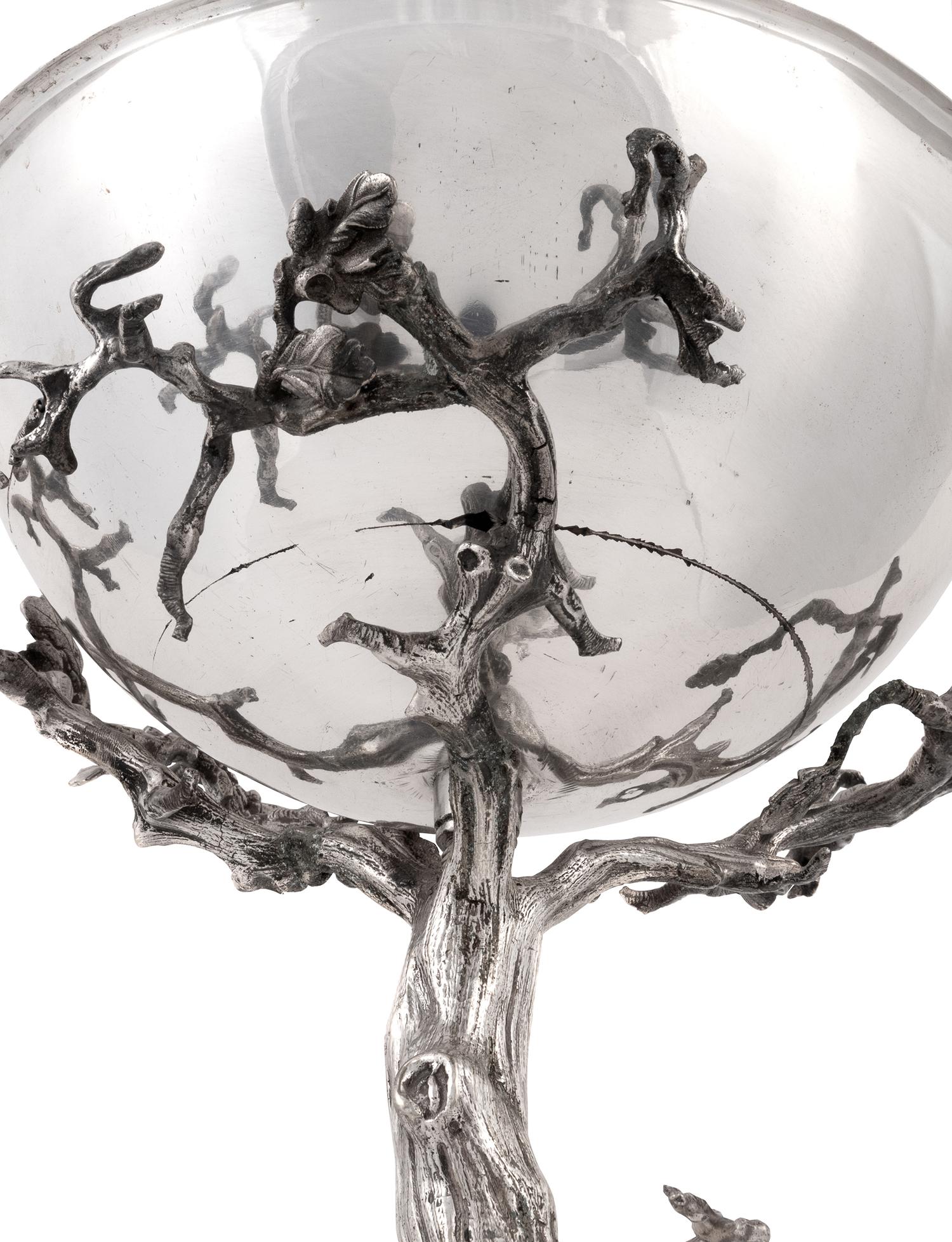 An English Silver-Plate Centerpiece