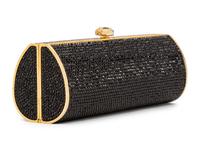 Judith Leiber Black Crystal Minaudière