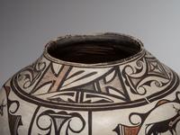 Zuni Polychrome Olla, with Heartline Deer