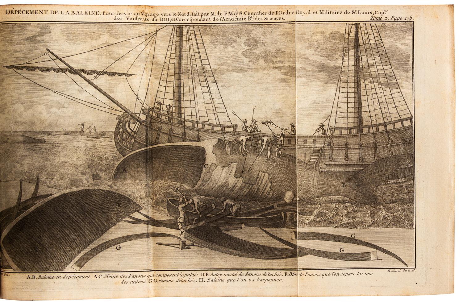PAGES, Pierre Marie Francois, Vicomte de (1748-1793). Voyages autour du Monde. Paris, 1782.