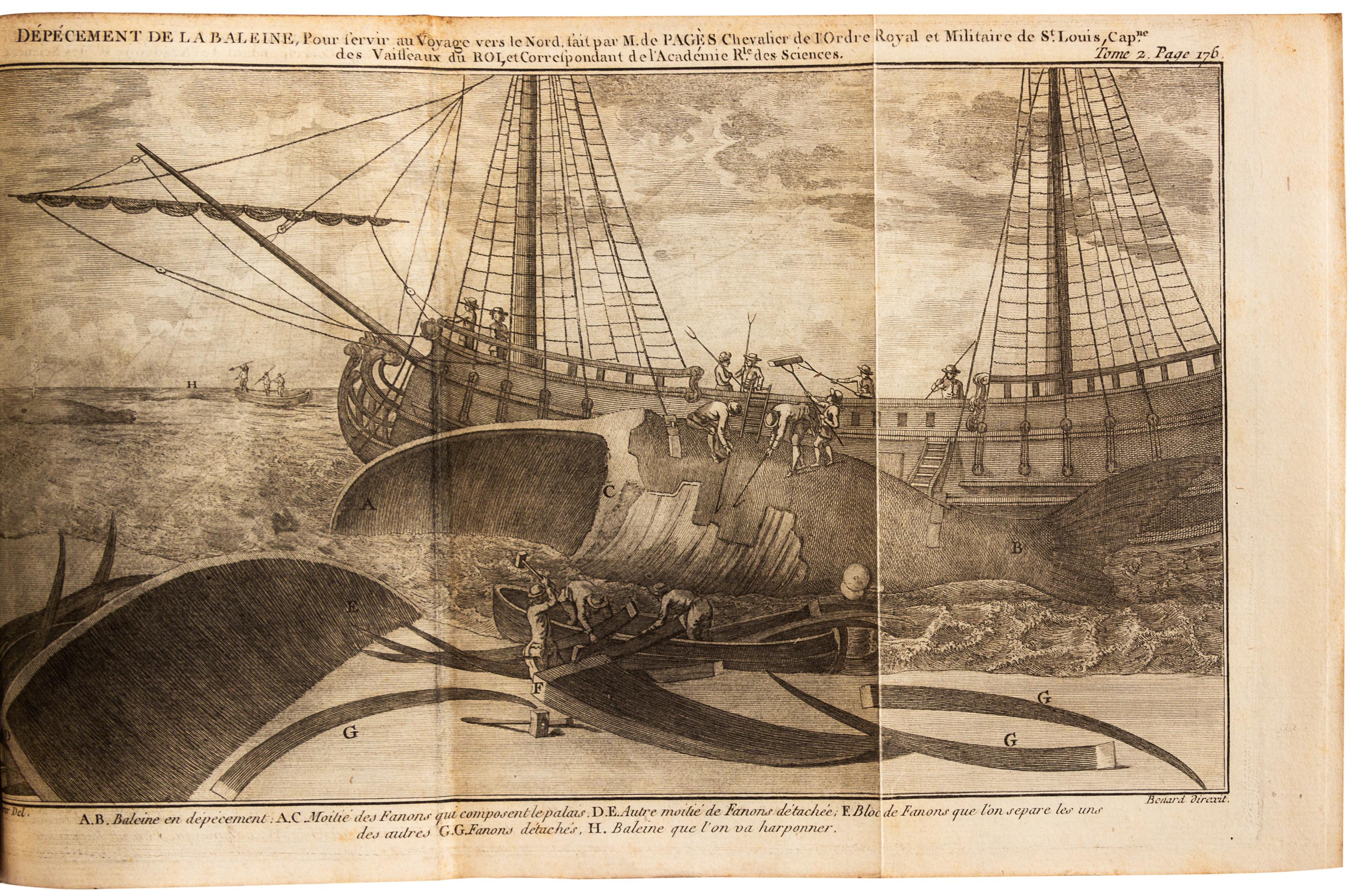 PAGES, Pierre Marie Francois, Vicomte de (1748-1793). Voyages autour du Monde. Paris, 1782.