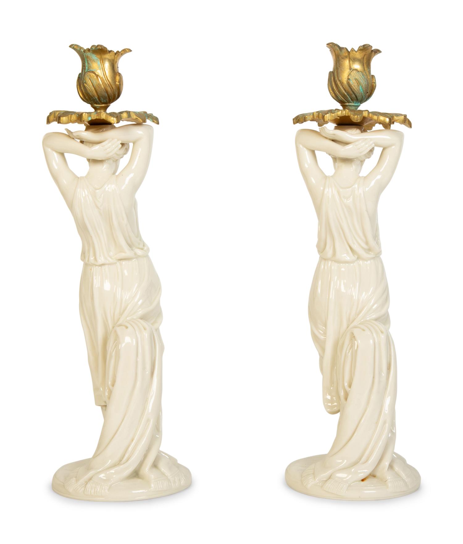 Seven Blanc de Chine Porcelain Table Articles — 20th Century