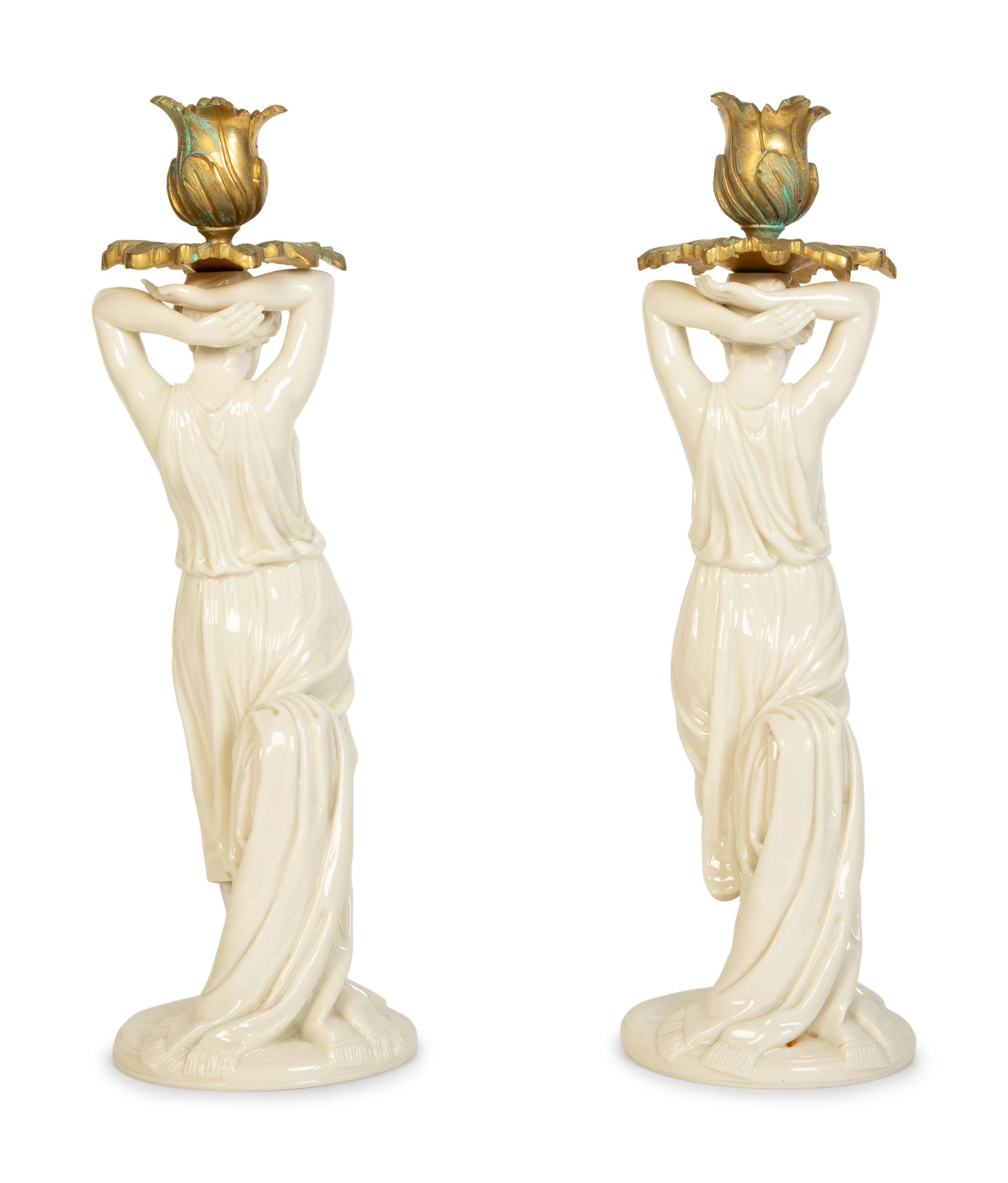 Seven Blanc de Chine Porcelain Table Articles — 20th Century