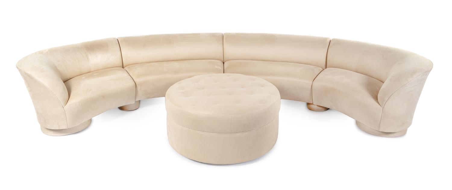Sectional Sofa with Ottoman