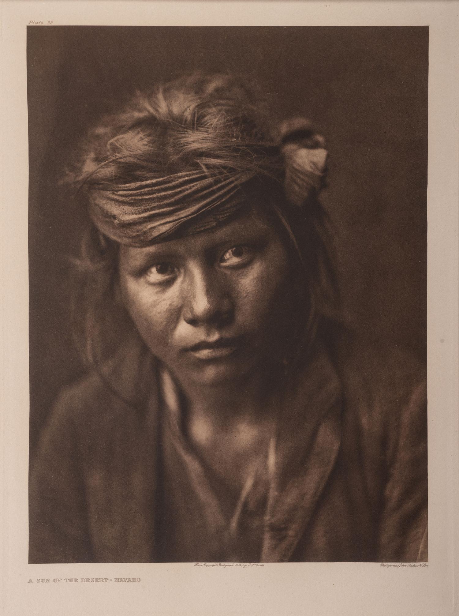 CURTIS, Edward (1868-1952). Group of 22 photogravures, most from portfolio 1 of The North American Indian.