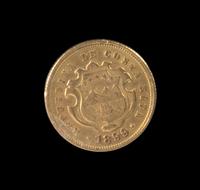 A Costa Rica 1899 5 Colones Gold Coin