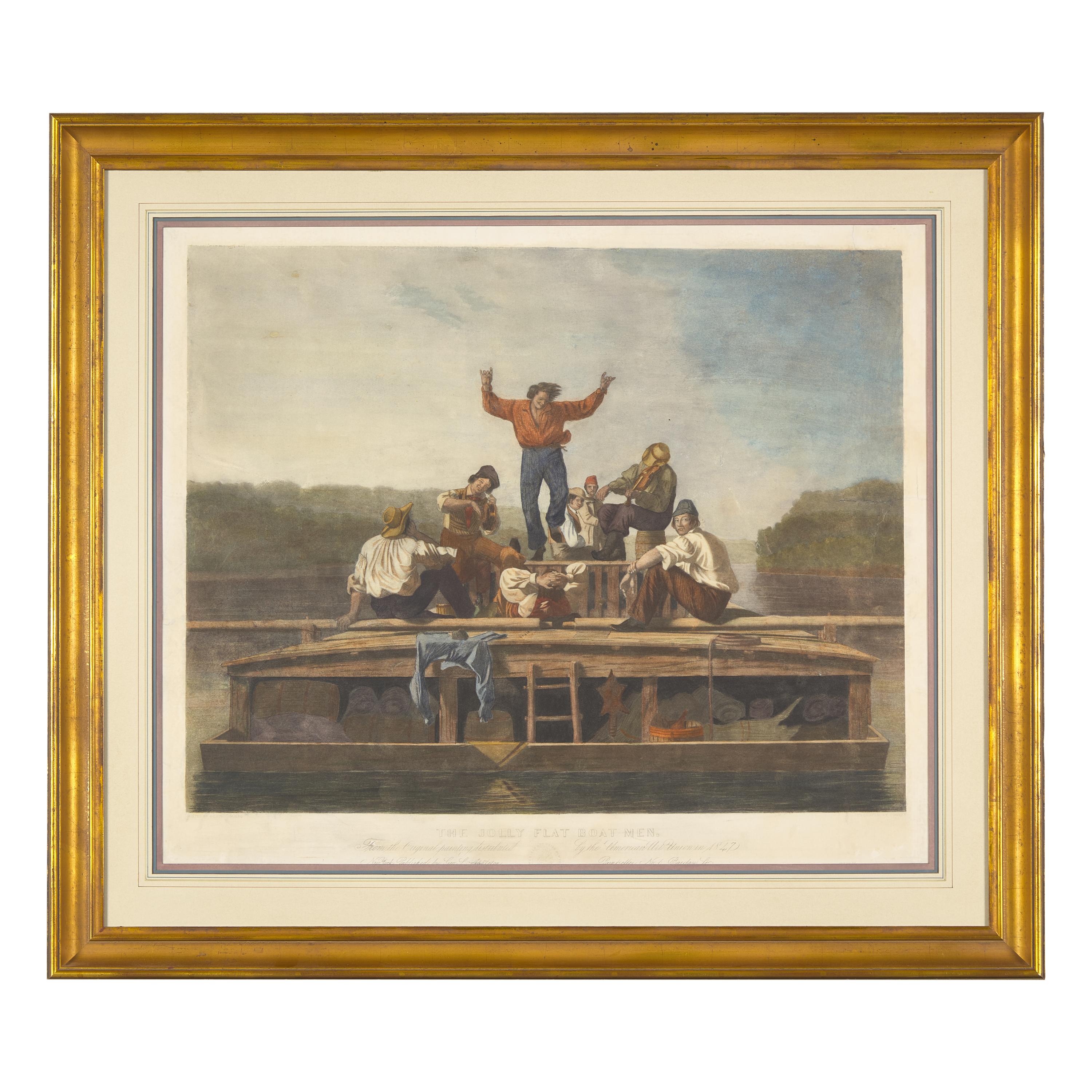 [Americana] Bingham, George Caleb. The Jolly Flat Boat Men