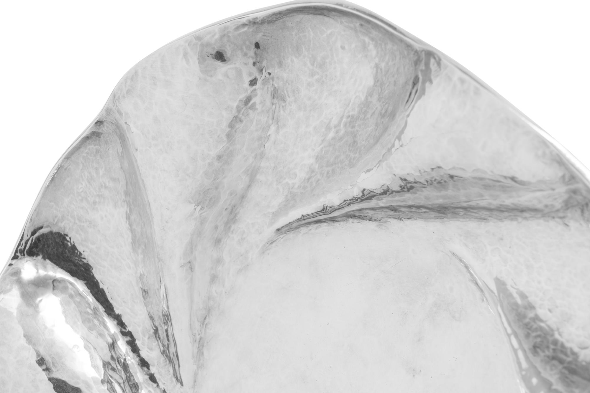 A Peruvian Hammered Silver Bowl