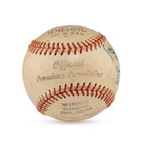 A 1951 Boston Red Sox Team Signed Autograph Baseball