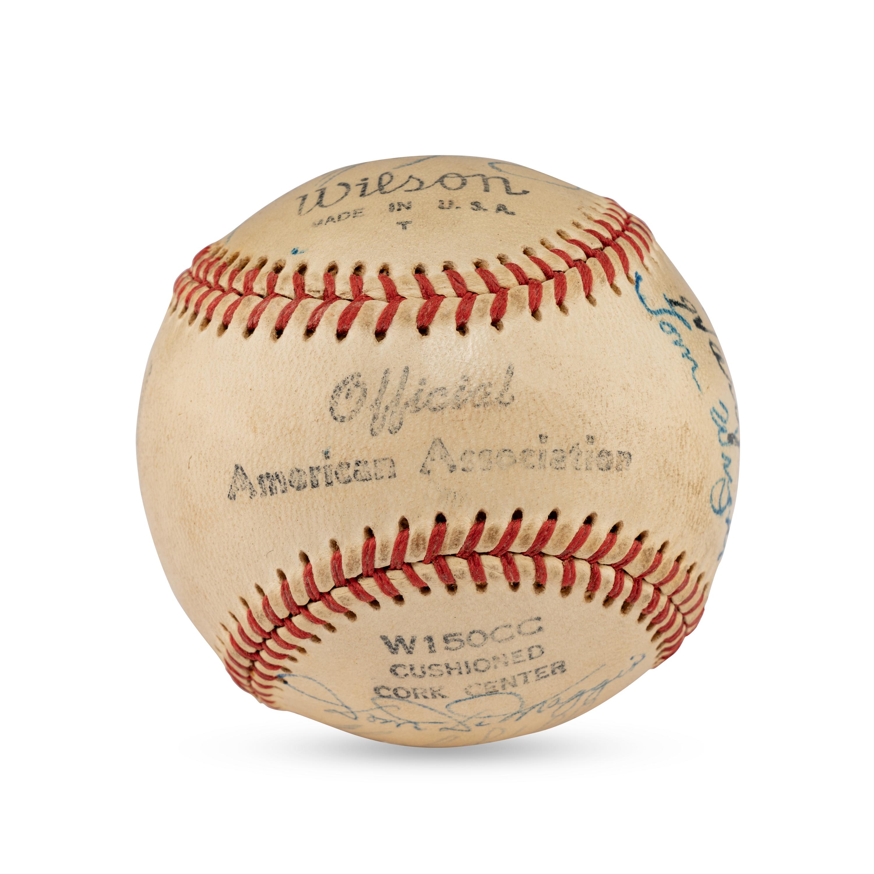 A 1951 Boston Red Sox Team Signed Autograph Baseball