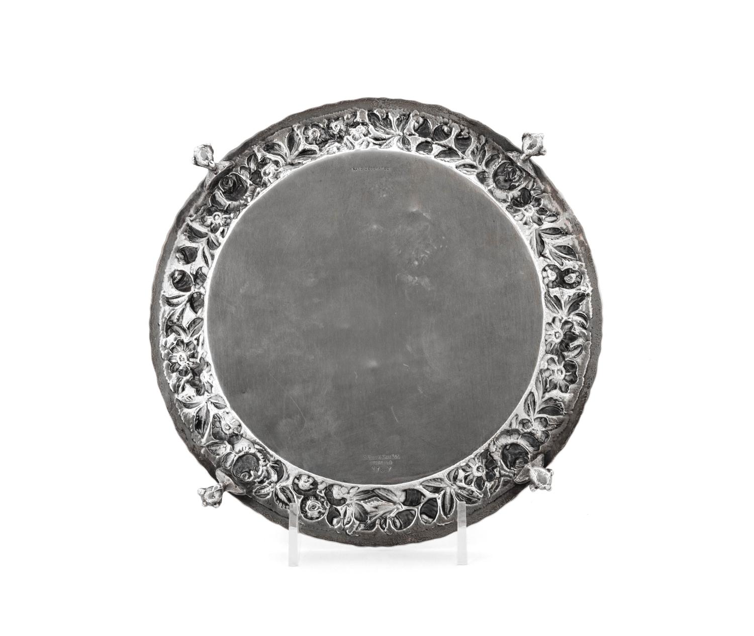 An American Silver Waiter