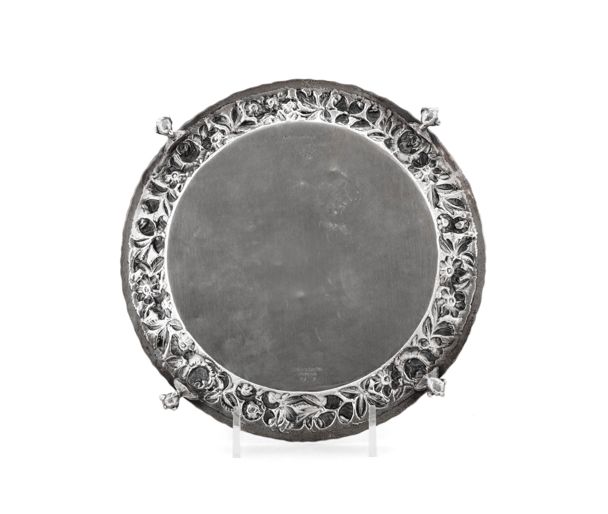 An American Silver Waiter