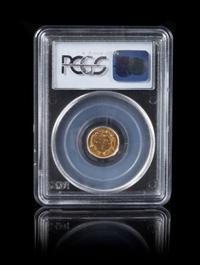 A United States 1856 Indian Princess: Slanted 5 $1 Gold Coin