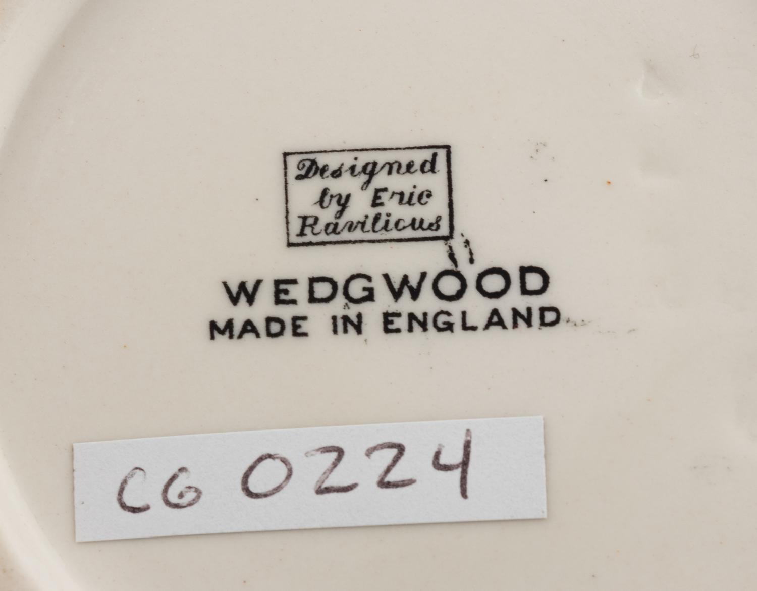 A Group of Eric Ravilious for Wedgwood 'Alphabet' Articles