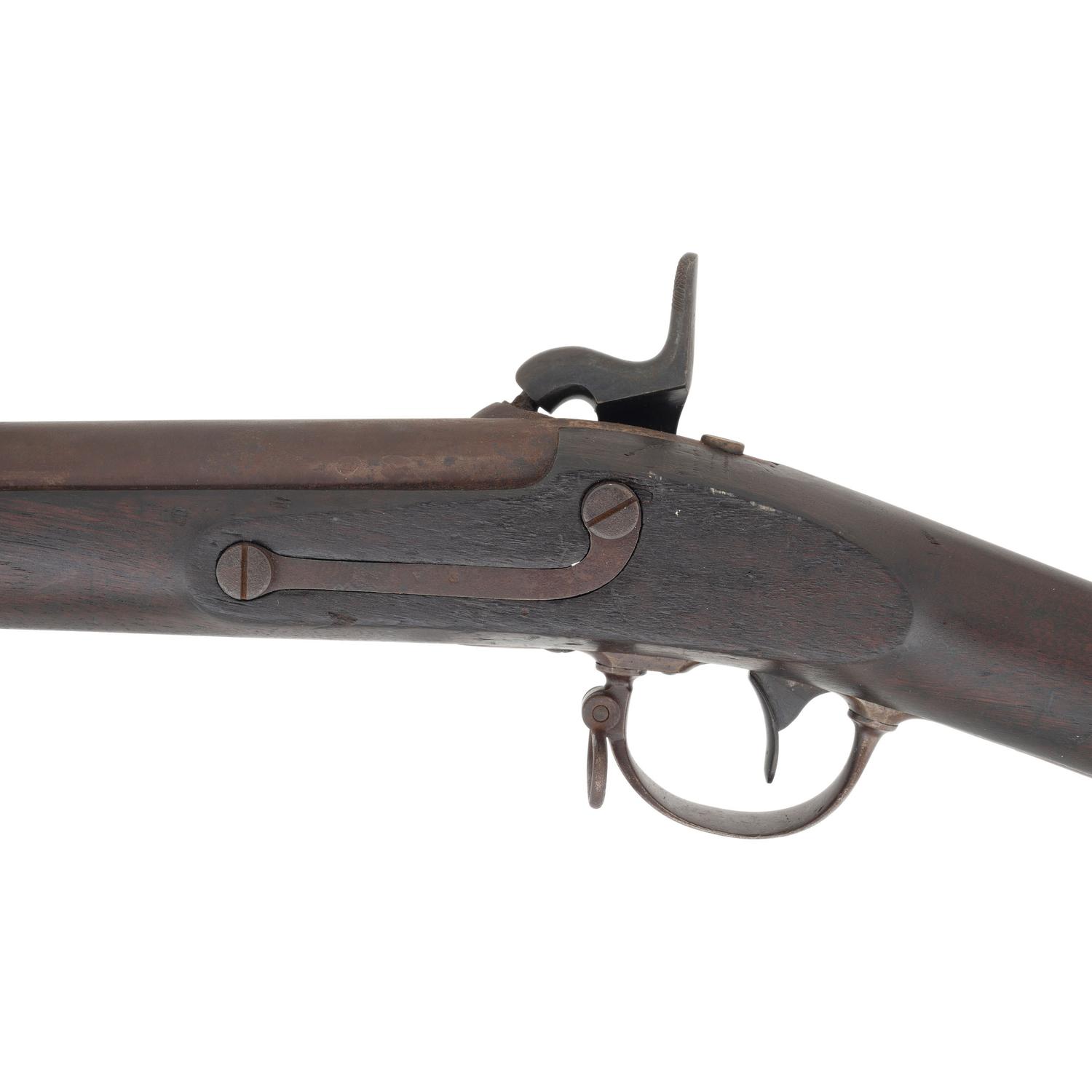 Confederate Arsenal "C&R" Rebuilt Rifled & Sighted US Model 1842 Musket by Springfield Marked "Q"
