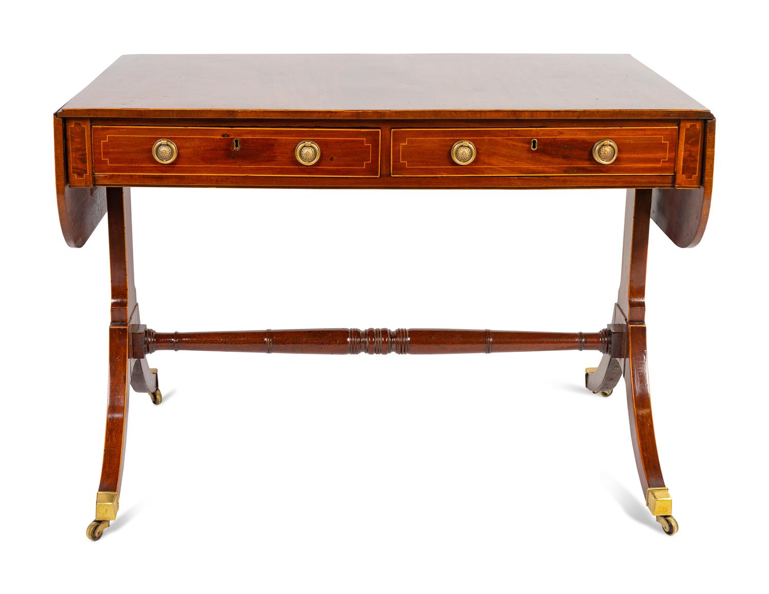 A Regency Mahogany Sofa Table