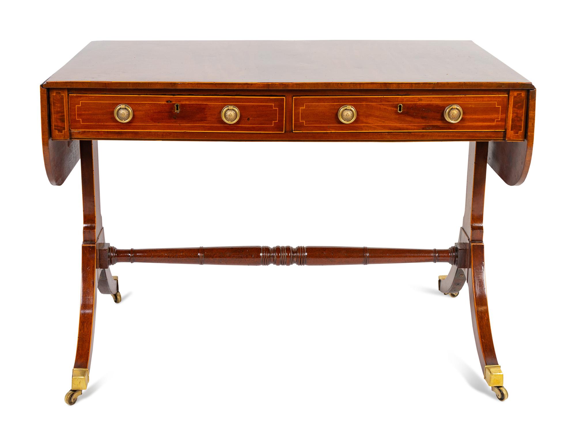A Regency Mahogany Sofa Table