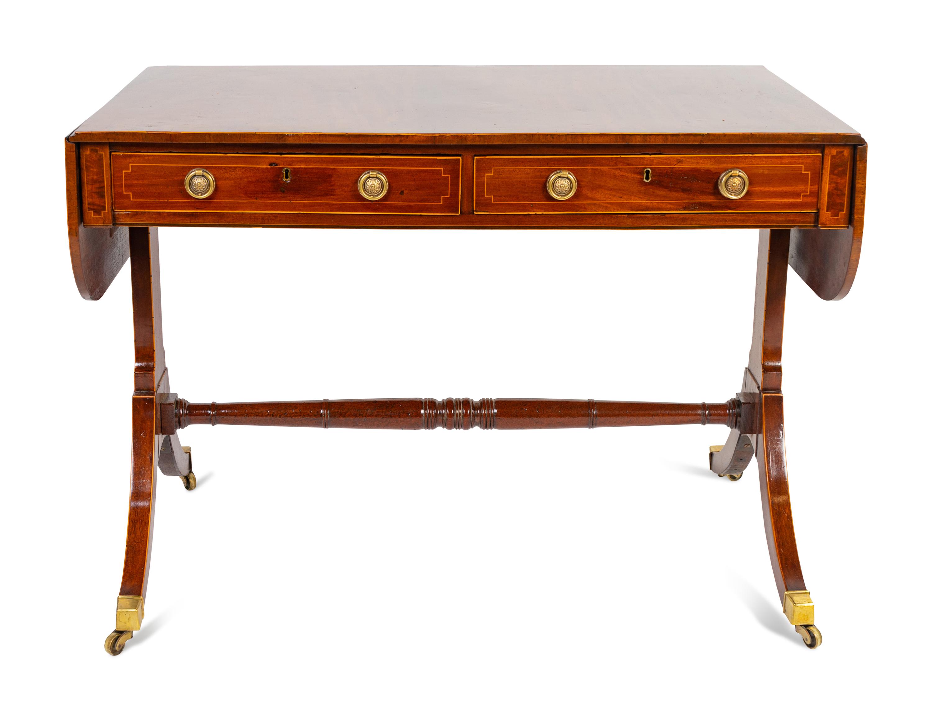A Regency Mahogany Sofa Table