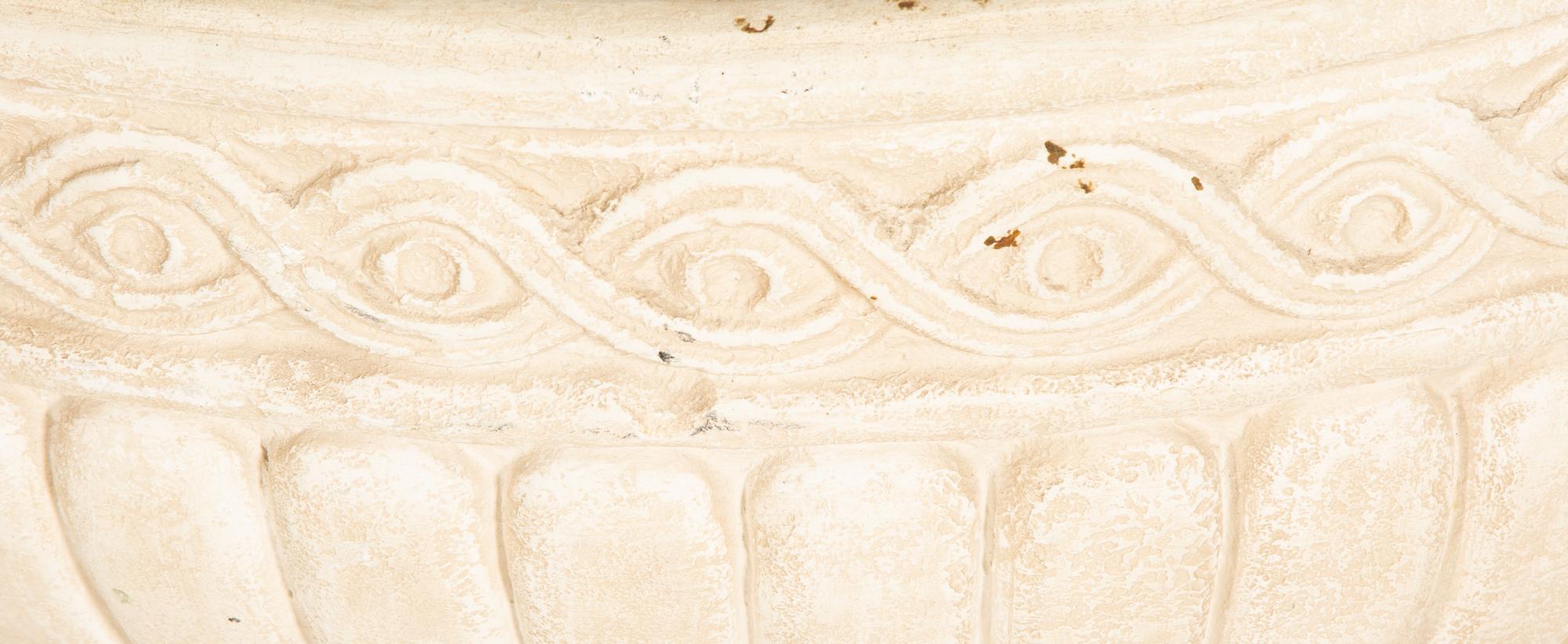 Four Cast Stone And Resin Planters