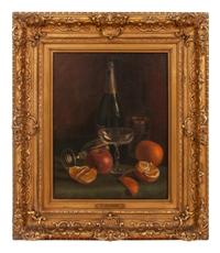 Still Life with Fruit, Glasses, and a Bottle , c. 1872-77
