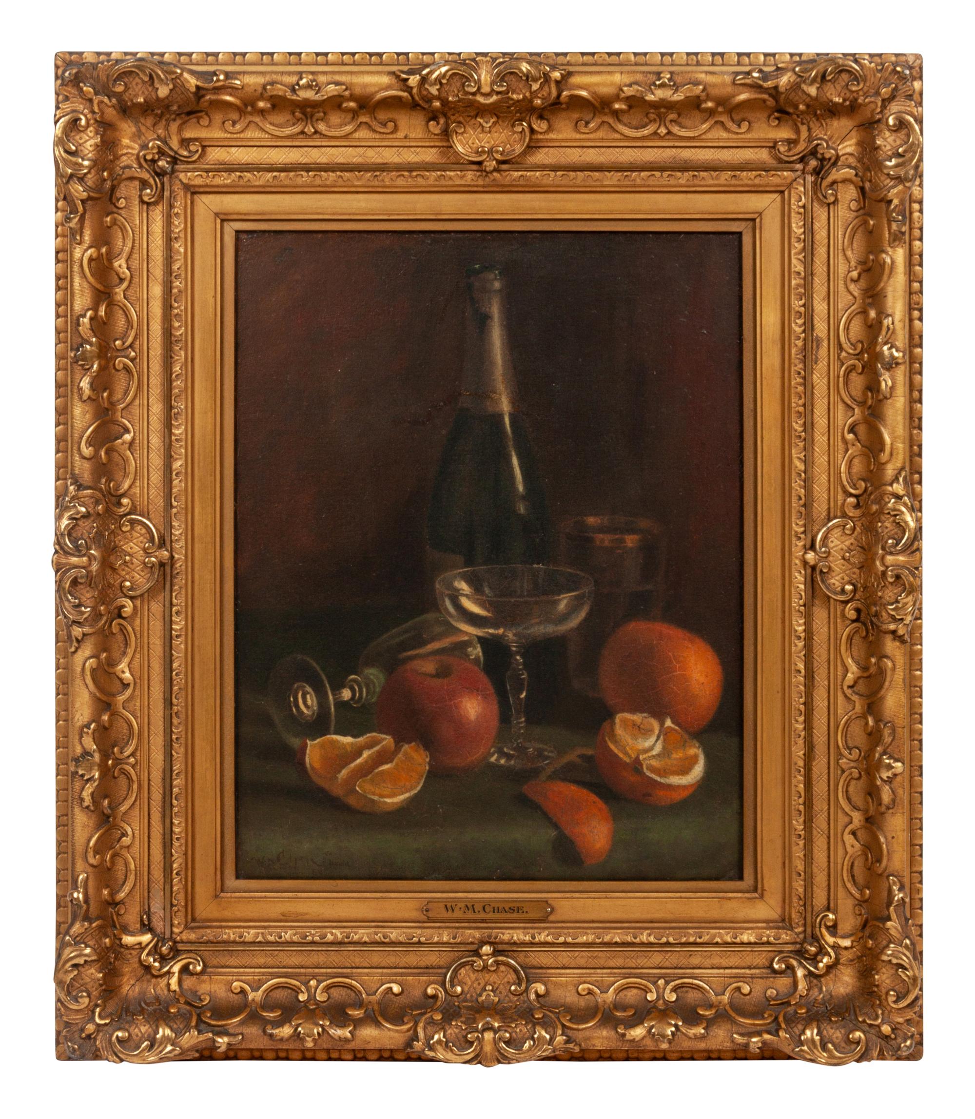 Still Life with Fruit, Glasses, and a Bottle , c. 1872-77