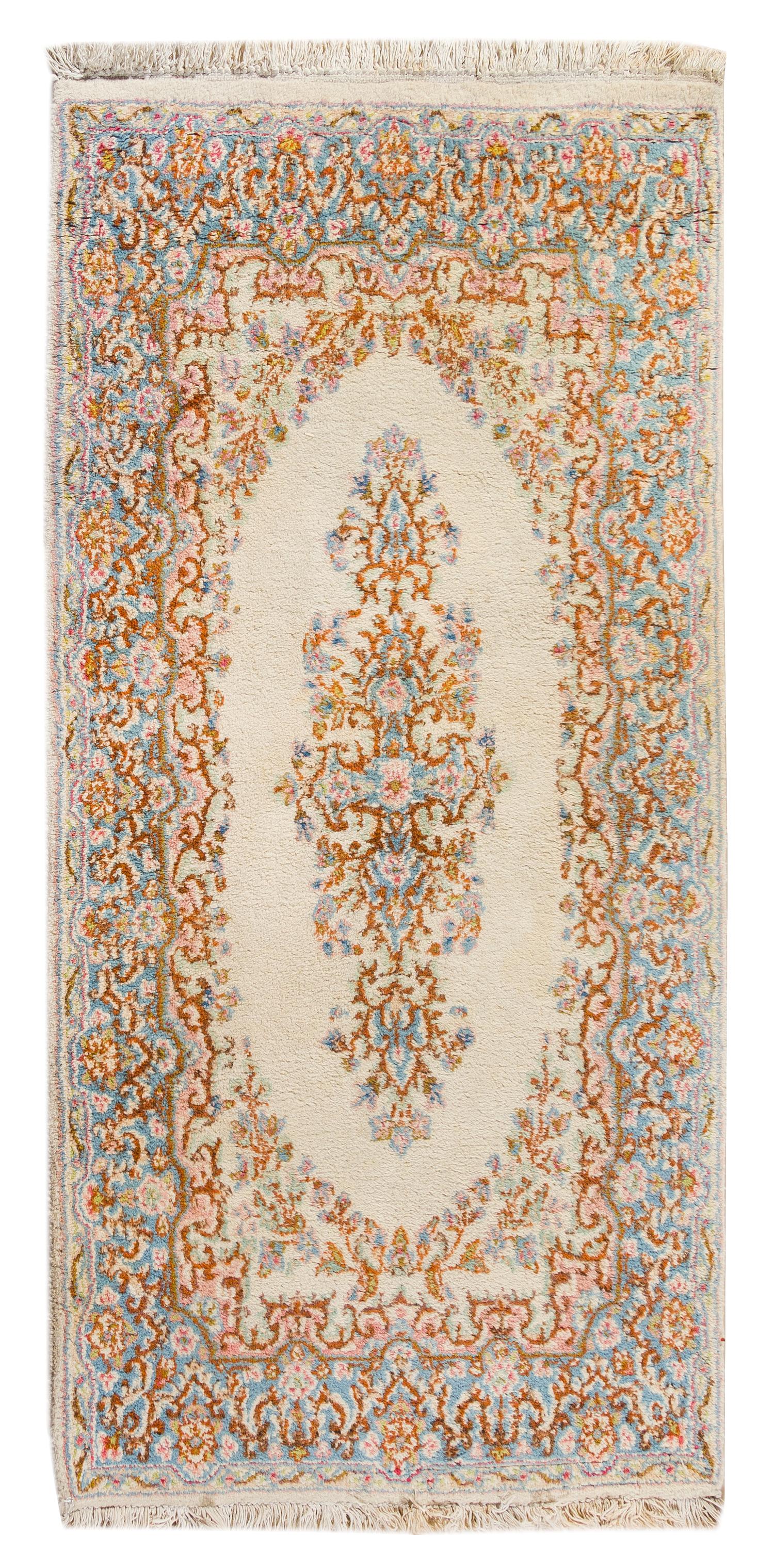 A Kirman Wool Rug 5 feet 10 inches x 2 feet 11 inches. — MID 20TH CENTURY