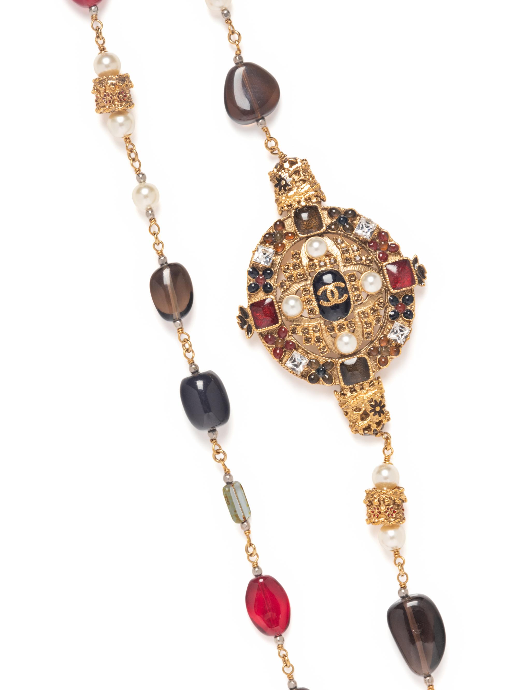 Chanel Gripoix Sautoir Necklace, 2011
