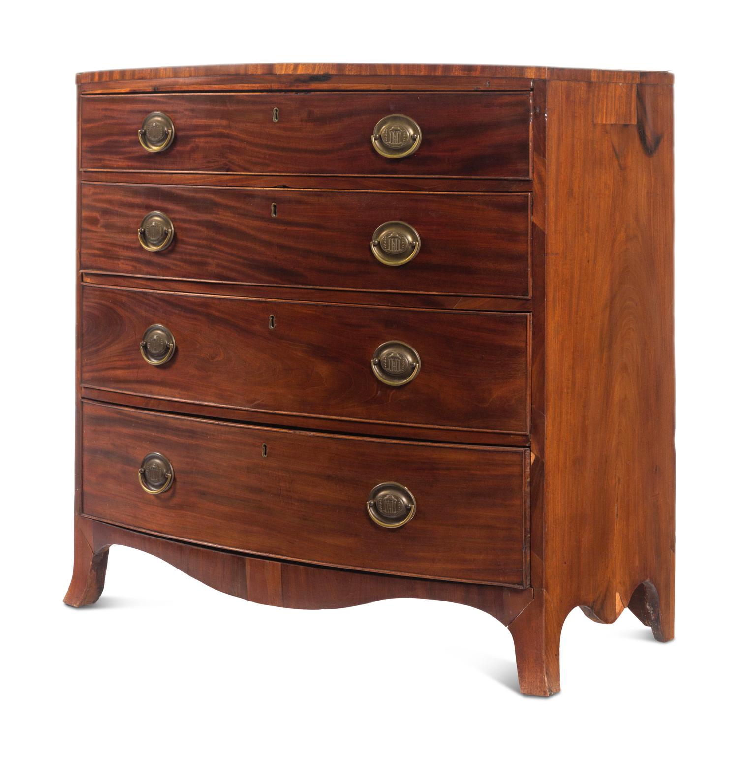 A Regency Style Mahogany Chest of Drawers