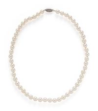 TWO CULTURED PEARL NECKLACES