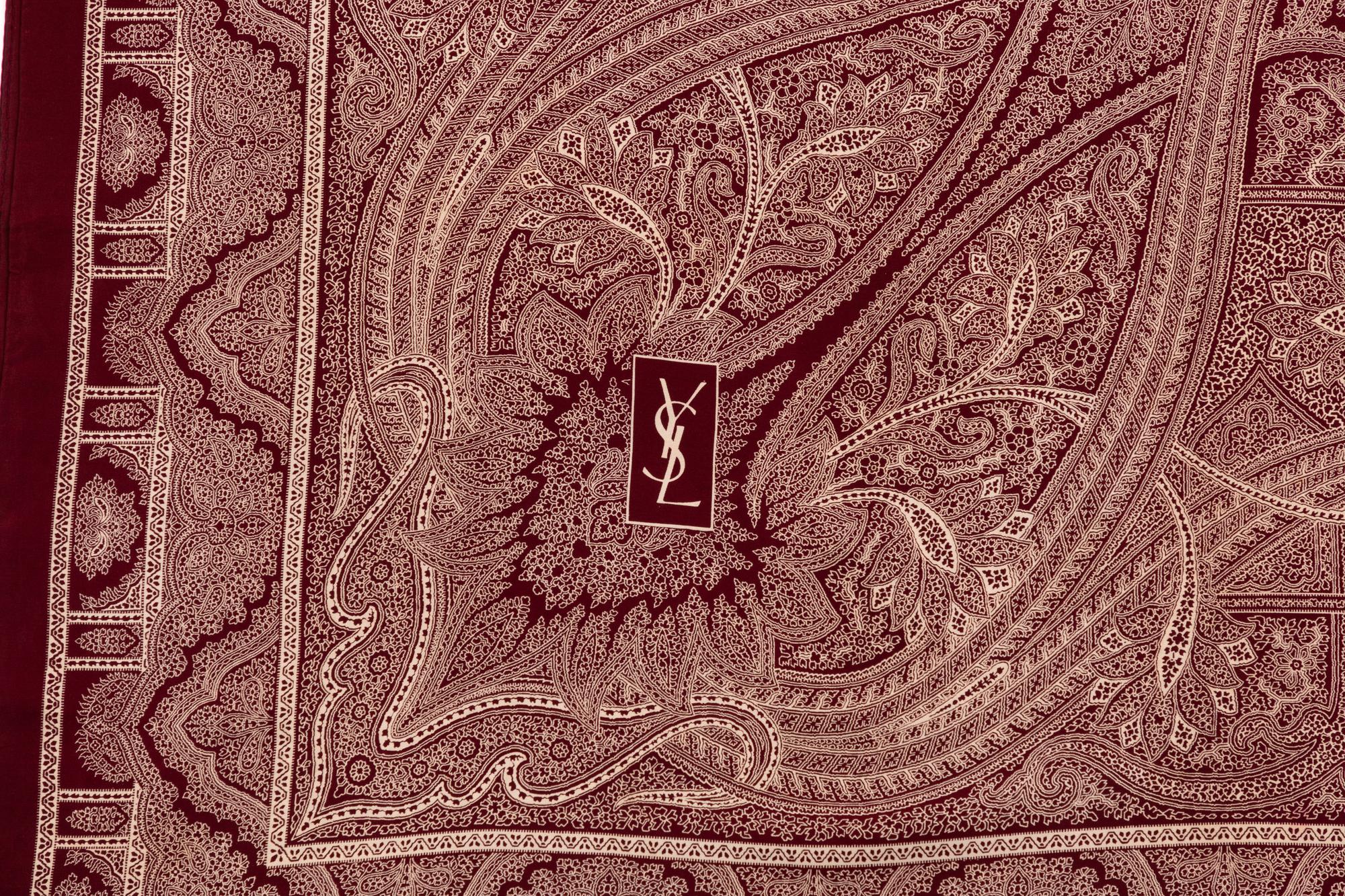 Yves Saint Laurent Scarf, 1980-90s